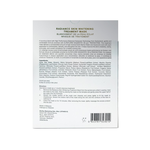 Radiance Skin Whitening Treatment Mask-02
